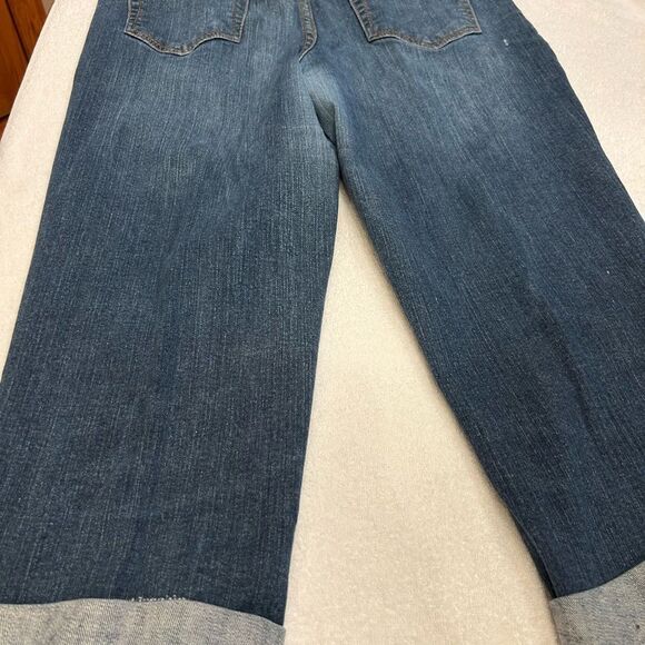 Faded Glory Dark Blue Boyfriend Jeans size 14 - Picture 7 of 11